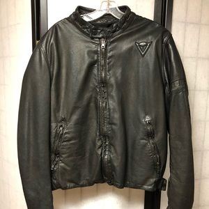 Dianese retro style leather motorcycle jacket 52